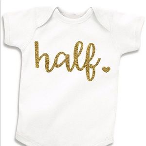 Half Birthday Onsie